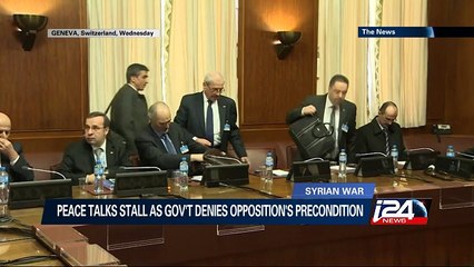 Peace talks for Syria stall as government denies opposition's precondition