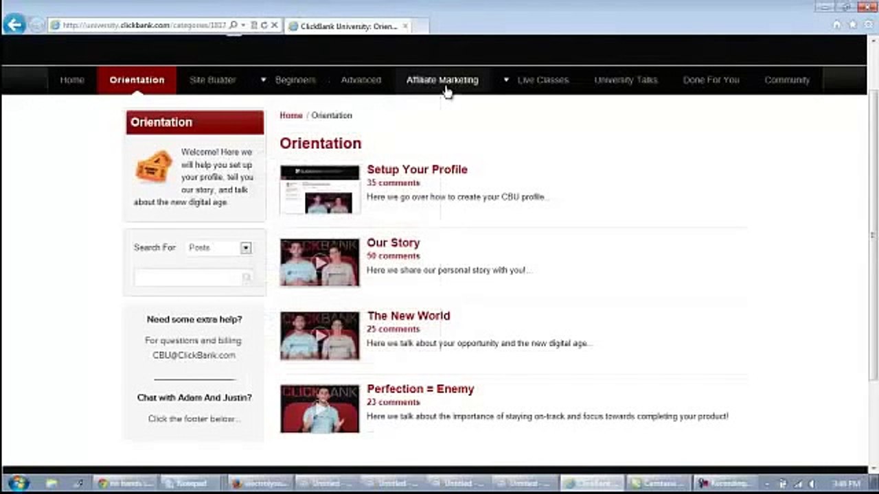 My Personal Review of Clickbank University