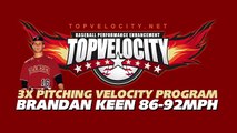 Brandan Keen 86-92mph - 3X Pitching Velocity Program
