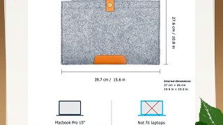 Inateck MP1502 - Funda blanda para Apple Macbook Pro color gris