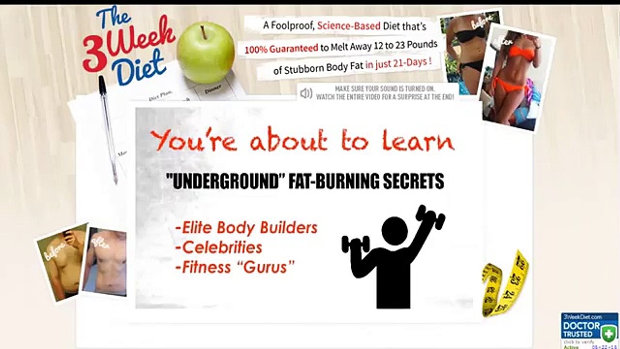 The 3 Week Diet  review| Get 2 high quality gifts from our promo link