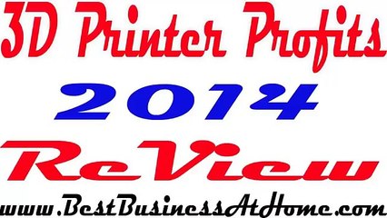 DON&#39;T BUY 3D Printer Profits?3D Printer Profits REVIEWS-3D Printer Profits SCAM |BOUNS |REVIEWS