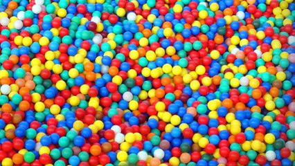 Play Doh Finger Family Ball Pit Song for learning colors | Nursery Rhymes for Children and