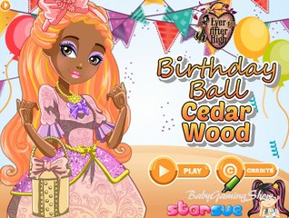 Ever After High Birthday Ball Cedar Wood Dress Up