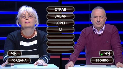 Krug na znaenje 2015 1/4 finale 2 Gordana Zvonko