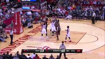 Dwyane Wade Denies Terrence Jones' Dunk Attempt - Heat vs Rockets - Feb 2, 2016 - NBA 2015-16 Season