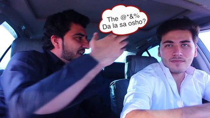 How pathans react to certain things while driving!