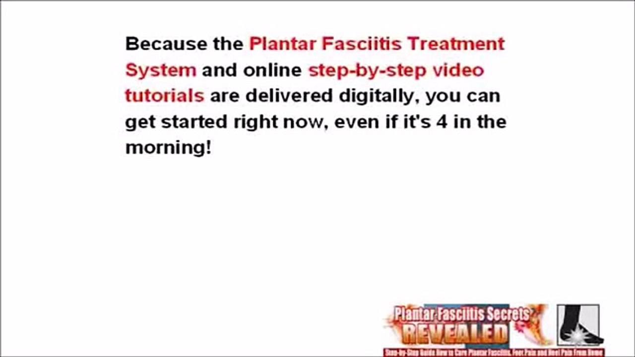 Treating Plantar Fasciitis