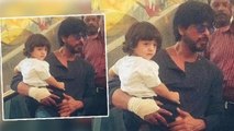 Shahrukh Khan With Son AbRam In Gujarat For Raees Shoot