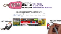 Free Bets Promotion: Top 3 Things To Look For In Sports Betting Websites