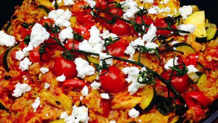 One Pot Hähnchen mit Reis und Oregano  Rezept