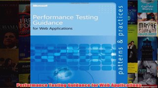 Download PDF  Performance Testing Guidance for Web Applications FULL FREE