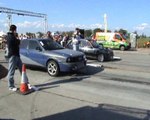 Audi 90 Quattro Turbo Vs. Renault 5 Alpine Turbo Drag Race