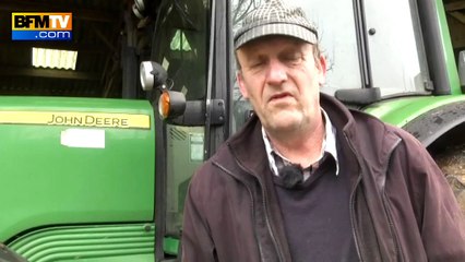 Manifestation des agriculteurs: Bertrand, un éleveur qui jette l’éponge