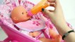 ❤ Nenuco Baby Doll Drinks Milk Baby Born Maxicosi Seat Newborn Видео куклой для девочек いす ベビーカー 人形