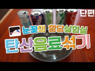 다양한것들을 실험한다! 눈꽃의 황당실험실 -탄산음료섞기편 [양띵TV눈꽃]