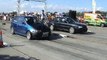 Audi S2 Coupe Vs. Fiat Punto GT Turbo Drag Race
