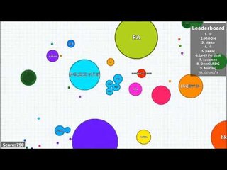 오랜만에 다시 해본 세포들의 전쟁 세포전쟁 게임! Agar [양띵TV눈꽃]