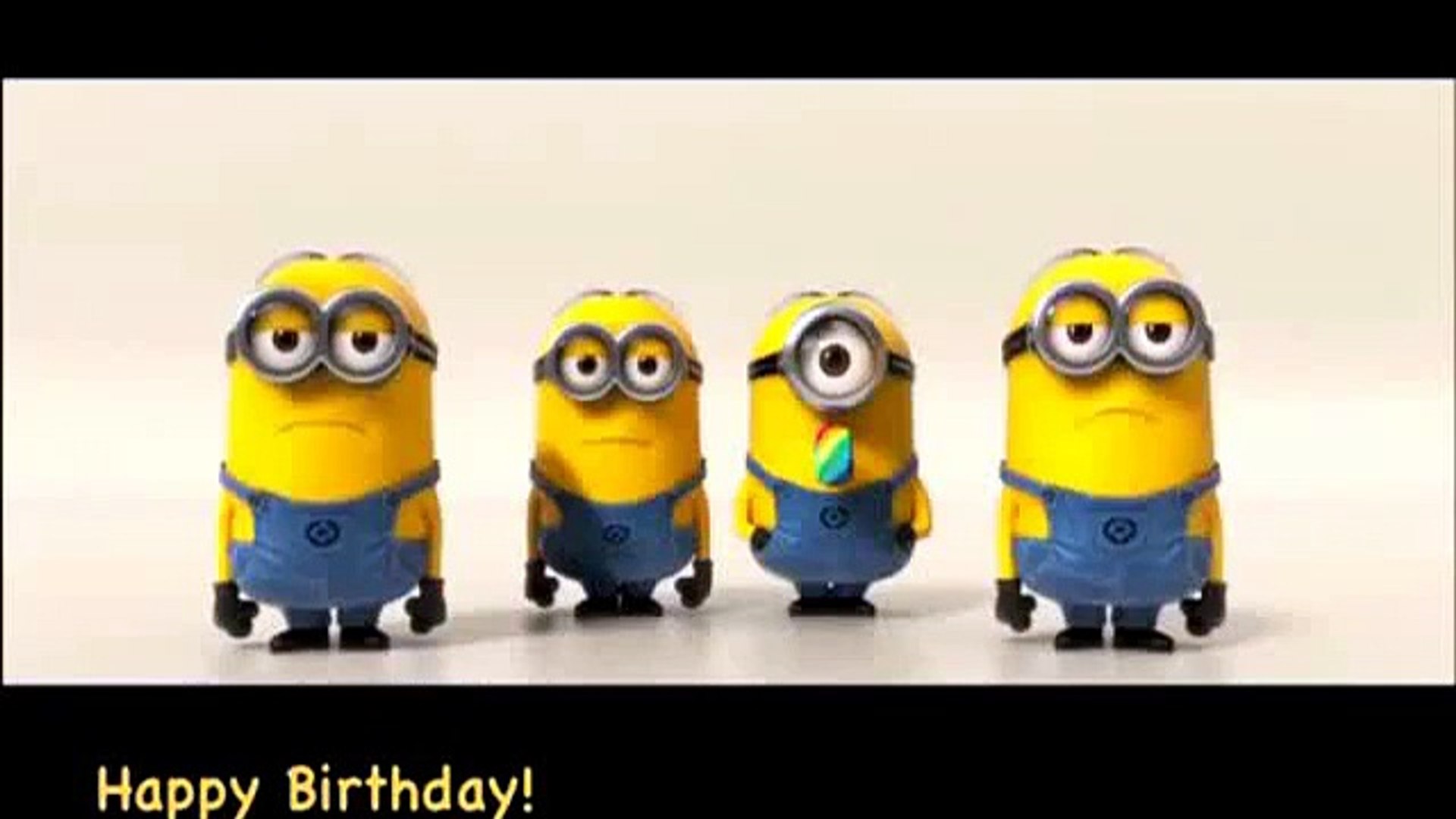 Joyeux Anniversaire Trop Minions Video Dailymotion