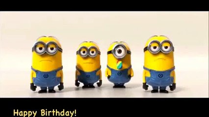 joyeux anniversaire trop minions