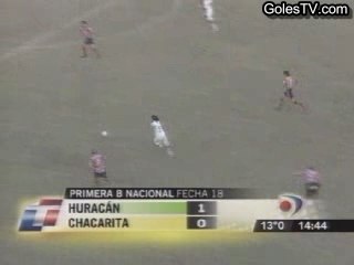 Huracan 1-0 Chacarita (Barrientos)
