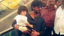 SPOTTED : Shahrukh Khan & AbRam Mobbed By Fans | Raees Shooting