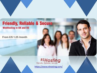 RS Hosting - Cheap Web Hosting UK