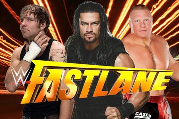 WWE Fast Lane 2016 Match Card