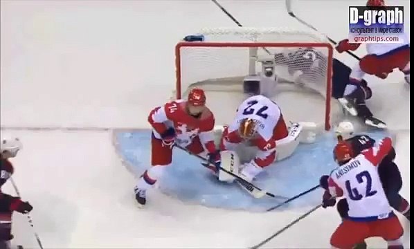 Весь обзор. Видео голов Хоккей Олимпиада Россия - США 2014. Полная версия