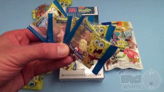 SpongeBob SquarePants Party! Opening HUGE Surprise Egg Blind Bag Mega Bloks Part 2