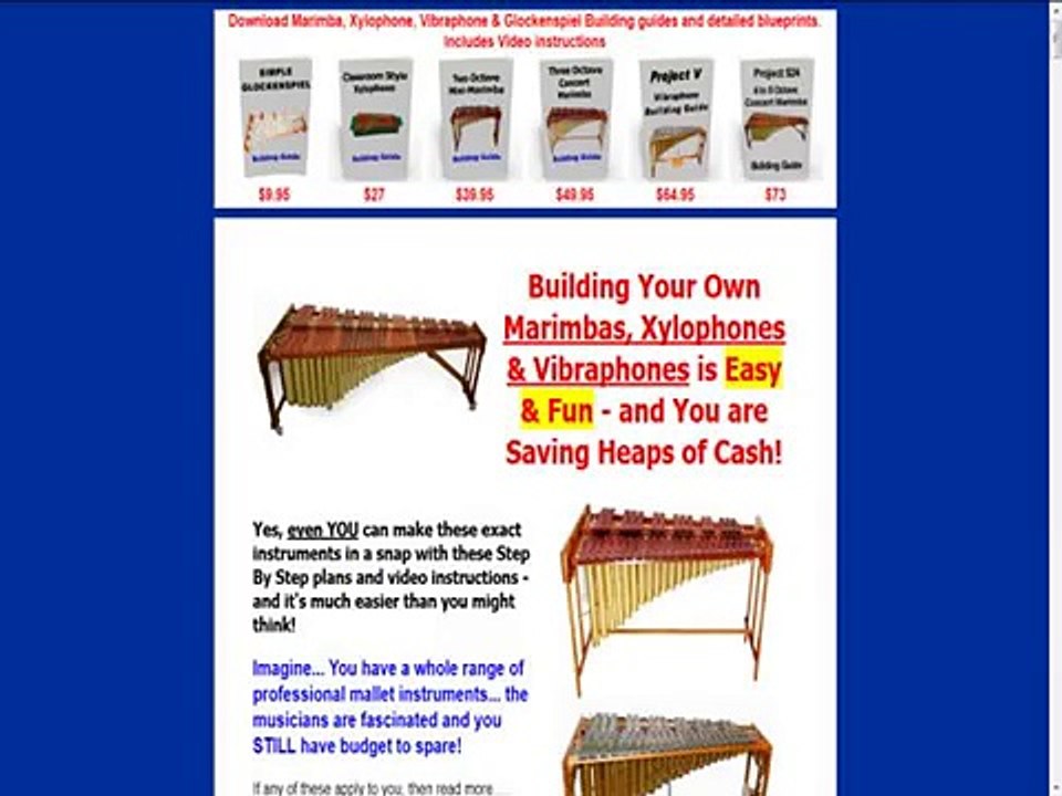 Make A Marimba