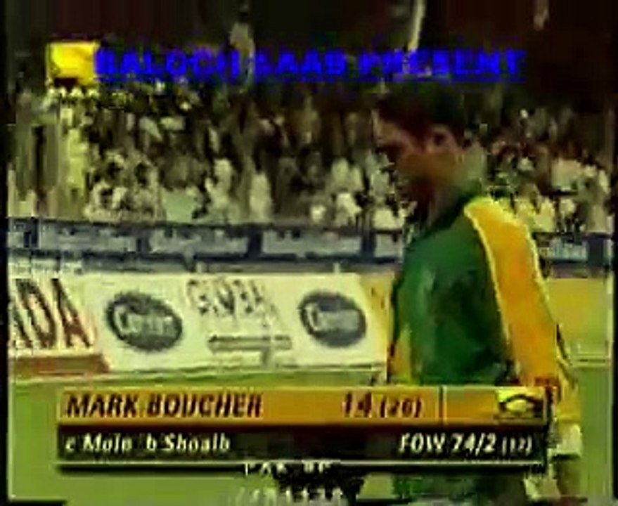 Must Watch Best Over SHOAIB AKHTAR in ODI Cricket History
