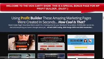 WP Profit Builder Real Review|WP Profit Builder Step By Step Tutorial & Bonus
