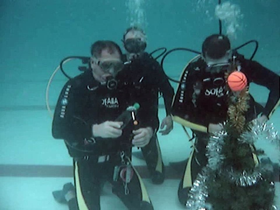 Новый год с дайв клубом Подводный мир(Ёлка под водой)