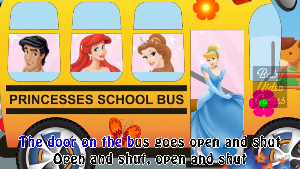 WHEEL BUS Disney Princesses