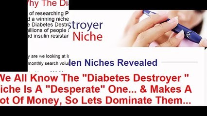 Diabetes Destroyer PLR Niche Package Review | Bonus & Discount
