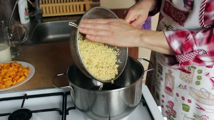 Пшенная каша с тыквой. Как приготовить пшенную кашу