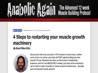 "Anabolic Again Muscle Building Prescription"
