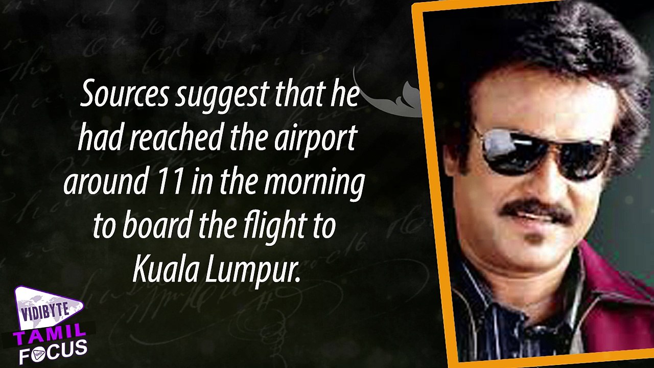 Rajnikanth Forgets His Passport || Tamil Focus