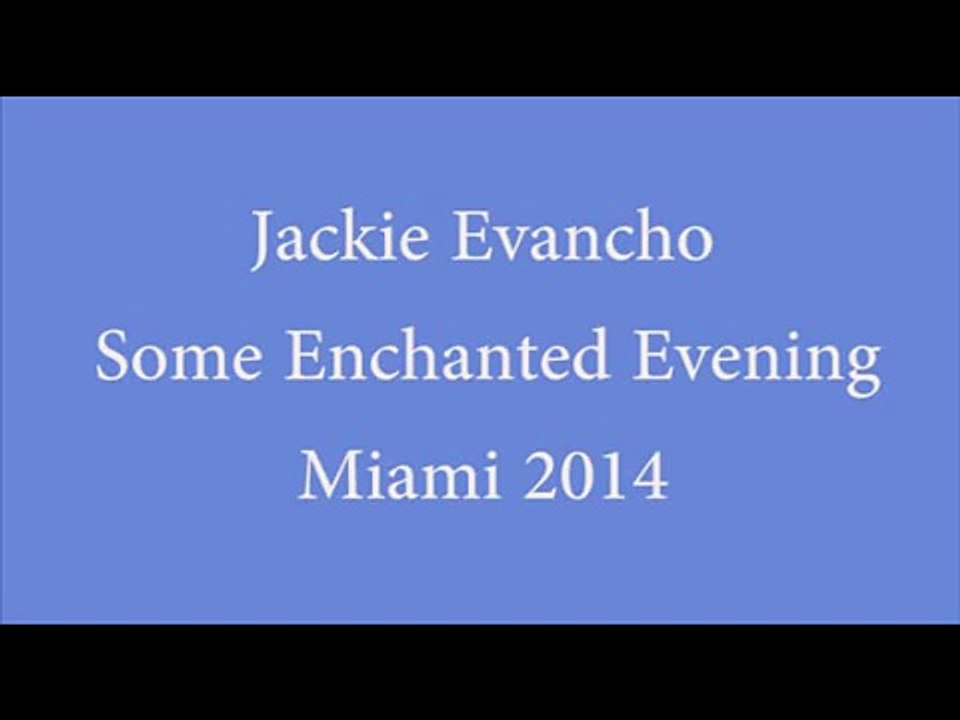 Jackie Evancho, Some Enchanted Evening, Miami, Fl, Jan 3, 2014