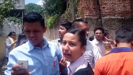 7.9 earthquake in Nepal live footage