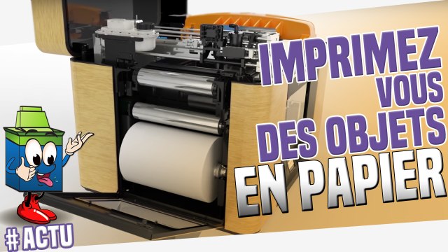 Découvrez la Mcor Arke : l'Imprimante 3D Qui Imprime Des Objets En Papier