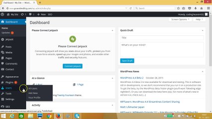 How to Create New Users In Wordpress ?