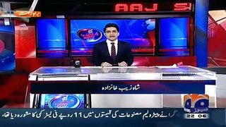 Aaj Shahzeb Khanzada Kay Sath (01-02-2016)