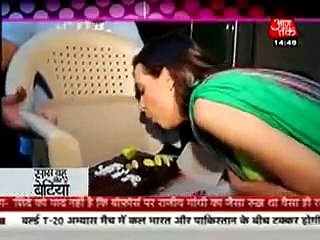 [SBB] Sanaya Birthday Celebration With Mohit - 16th Sept 2012 - Iss Pyaar Ko Kya Naam Doon