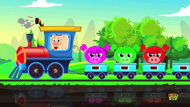 Five Little Piggies Jumping On The Bed | Nursery Rhymes For Children And Kids Song | Kids