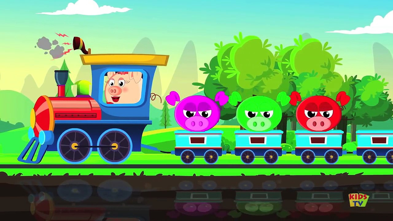 Five Little Piggies Jumping On The Bed | Nursery Rhymes For Children And Kids Song | Kids