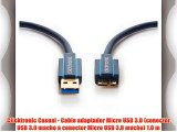 Clicktronic Casual - Cable adaptador Micro USB 3.0 (conector USB 3.0 macho a conector Micro