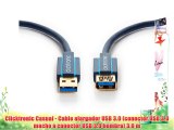 Clicktronic Casual - Cable alargador USB 3.0 (conector USB 3.0 macho a conector USB 3.0 hembra)