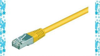 Goobay  - Cable de red FTP (cat. 5e 2 conectores macho RJ45 apantallado) amarillo 50 m